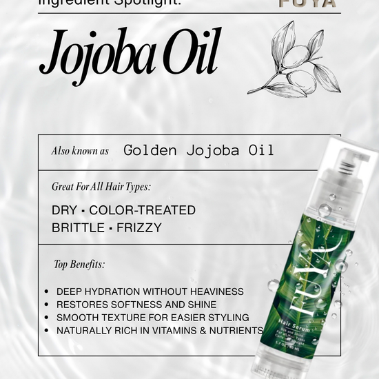 Ingredient spotlight: Jojoba Oil in FUYA Hair Serum for lightweight nourishment