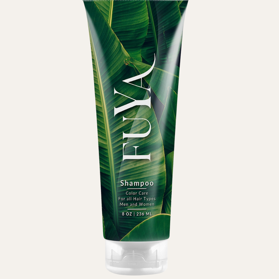 FUYA Shampoo 8 oz – Color Care shampoo for all hair types on clean background